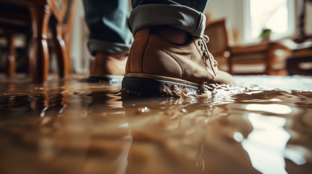 Personne se demandant comment éviter d’autres inondations dans sa maison